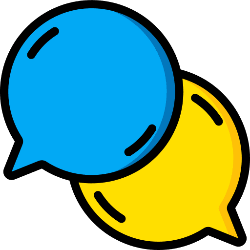 Chat bubbles communications conversation chat icon Chat bubbles communications conversation chat icon