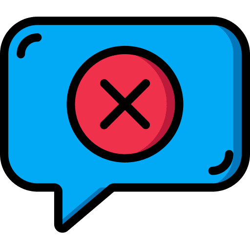 Delete conversation talk chat box icon Delete conversation talk chat box icon