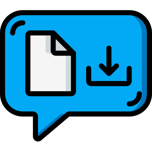 Document file communication conversation files and folders icon Document file communication conversation files and folders icon