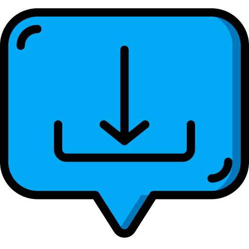 Downloading chat box downloading conversation icon Downloading chat box downloading conversation icon