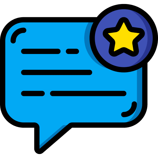 Favourite speech bubble message chat box icon Favourite speech bubble message chat box icon