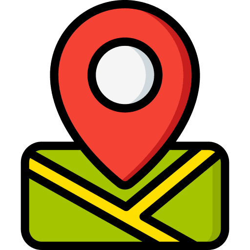Location pointer region gps icon
