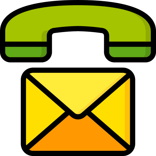 Phone call communication online icon