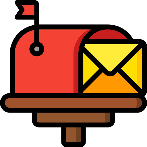Letterbox deliver send mail icon