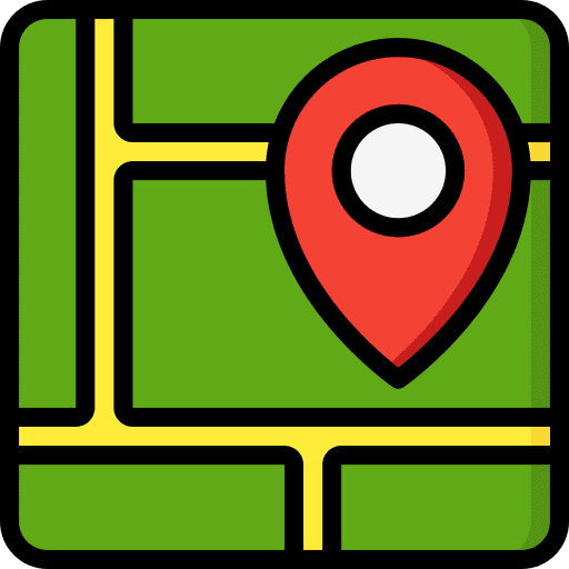 Map pin app map icon