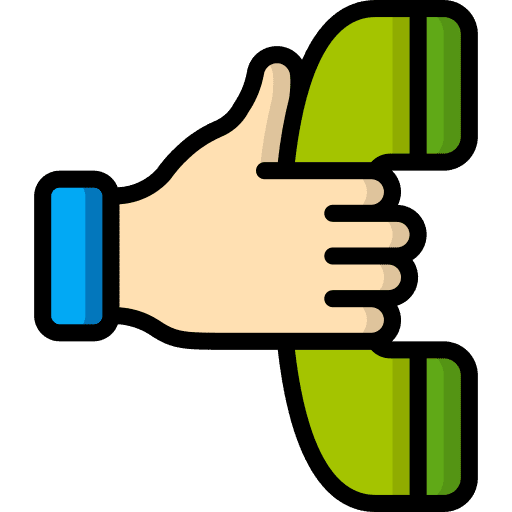 Phone ring holding call icon