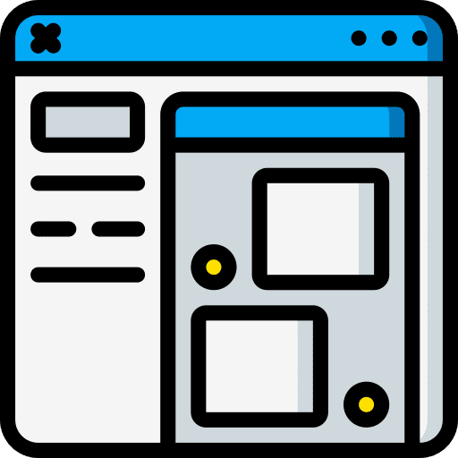 Browser chat website communication icon