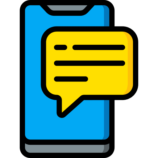 Mobile communications message contact icon