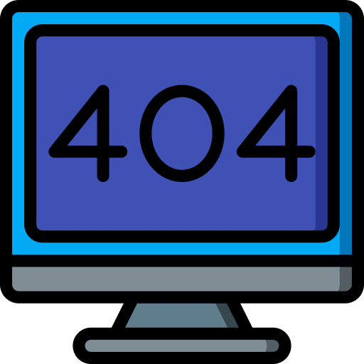 404 error error seo and web 404 error icon