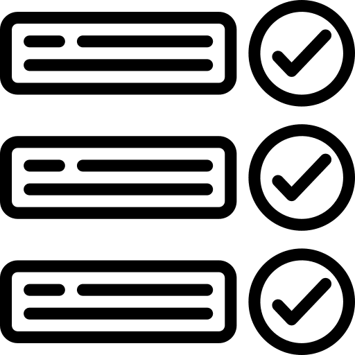 Checklist ui submission checklist icon
