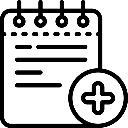 Note book document text note icon