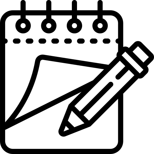 Notepad notebook write writing icon