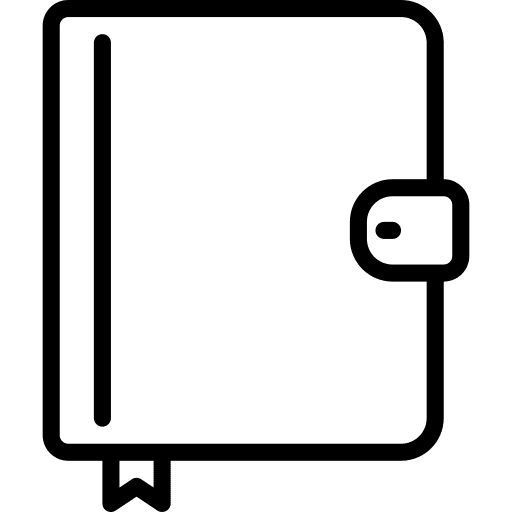 Address book education ui business icon