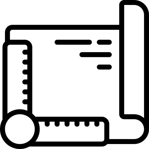 Blueprint house floor plan plan icon