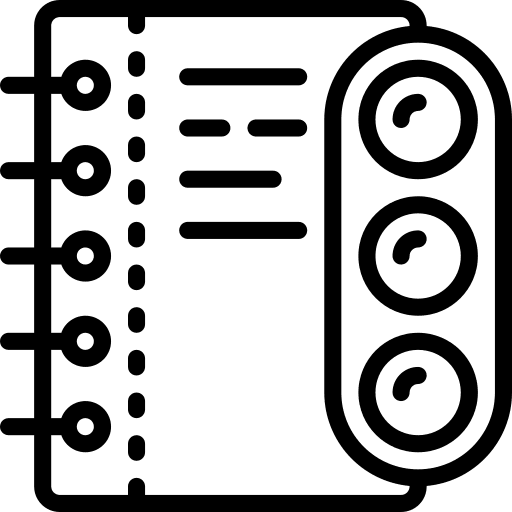 Goals text notes sheet icon