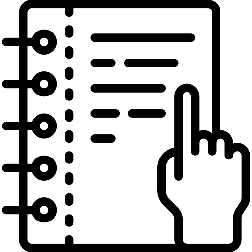 Notepad education note notebook icon