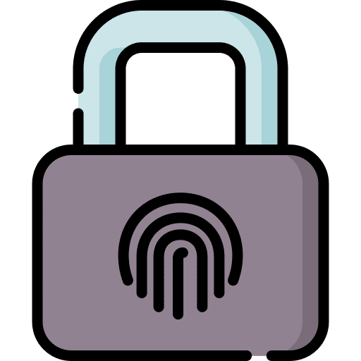 Lock identification security lock icon Lock identification security lock icon