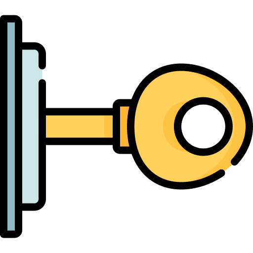 Key access pass security icon Key access pass security icon