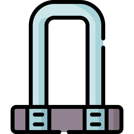 Lock bicycle keylock bike icon Lock bicycle keylock bike icon