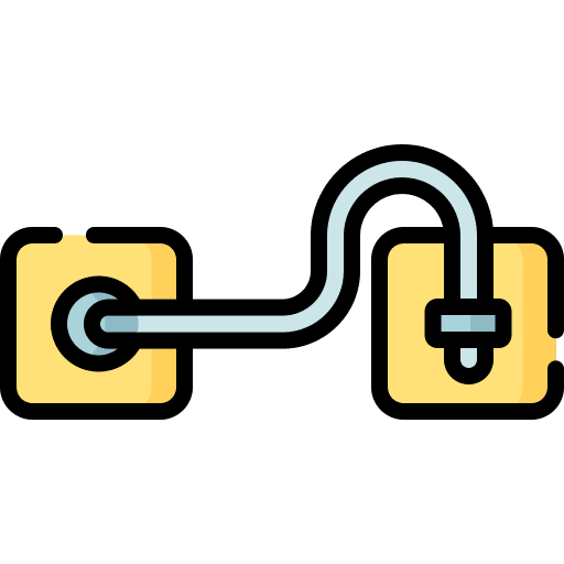 Lock ironmongery security door icon Lock ironmongery security door icon