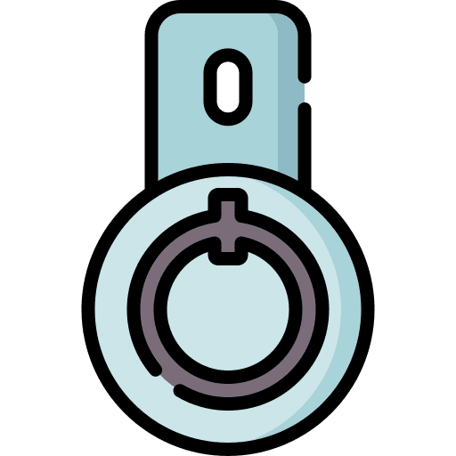 Lock keylock tubular security icon Lock keylock tubular security icon