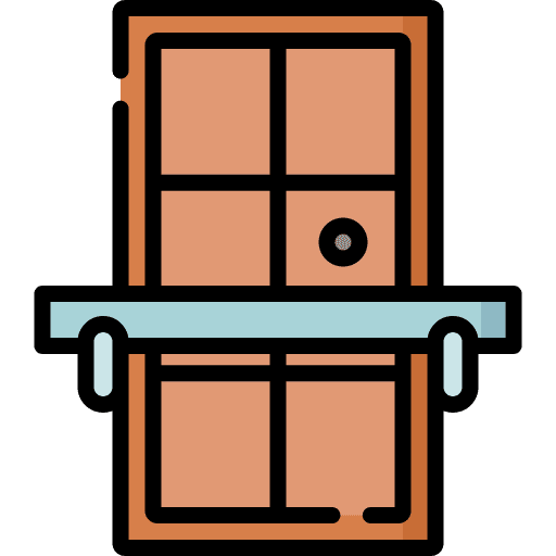 Door protection secure door icon Door protection secure door icon