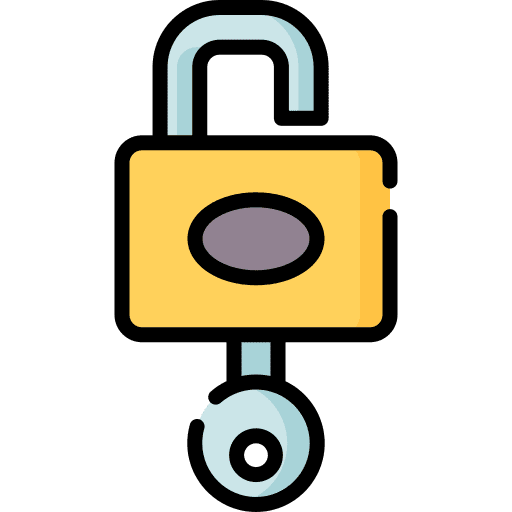 Open padlock unblocked unsecure key icon Open padlock unblocked unsecure key icon