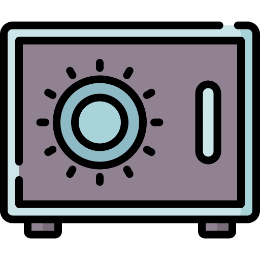 Safe box security safe box safety icon Safe box security safe box safety icon