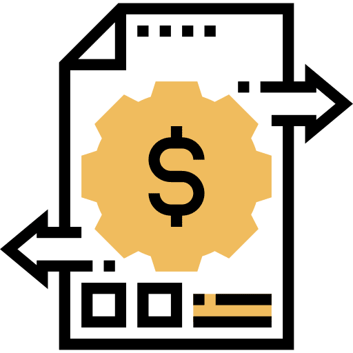 Cash flow currency economy cash flow icon Cash flow currency economy cash flow icon