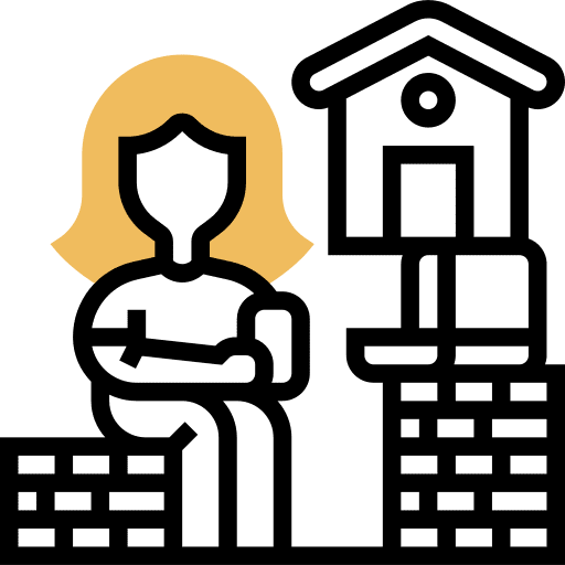 Neighborhood working neighbor working at home icon Neighborhood working neighbor working at home icon
