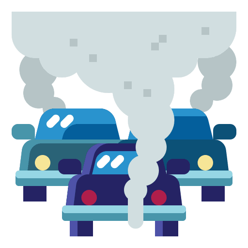 Carbon dioxide building pm 25 equality icon Carbon dioxide building pm 25 equality icon
