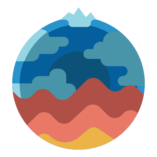 Heat wave extreme weather hot melting icon Heat wave extreme weather hot melting icon