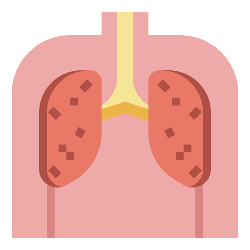 Lungs dust healthcare and medical infected lungs icon Lungs dust healthcare and medical infected lungs icon