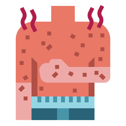 Redness ecology and environment symptom cracked skin icon Redness ecology and environment symptom cracked skin icon