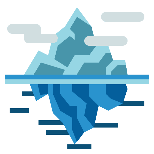 Iceberg glacier climate change iceberg icon Iceberg glacier climate change iceberg icon