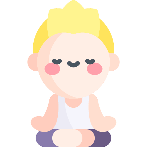 Meditation woman meditation avatar icon