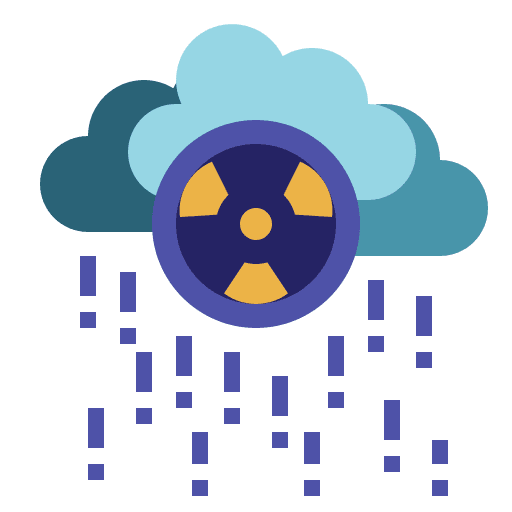 Radioactive climate weather radioactive icon Radioactive climate weather radioactive icon