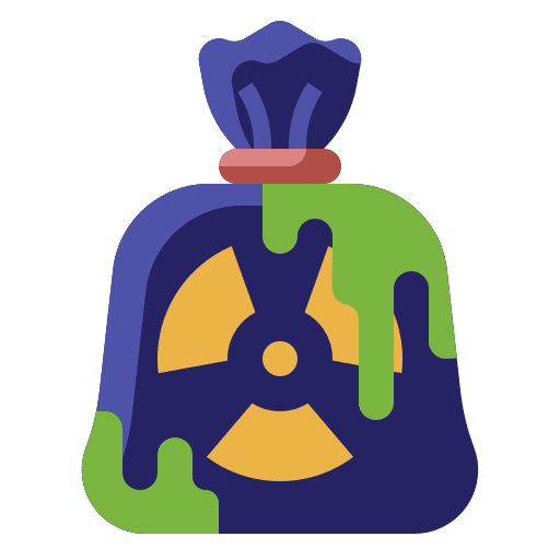 Waste industry contamination toxic waste icon Waste industry contamination toxic waste icon