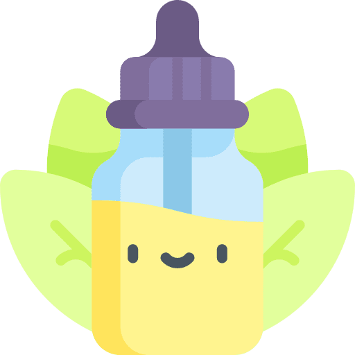 Essential oil flower bottle wellness icon Essential oil flower bottle wellness icon