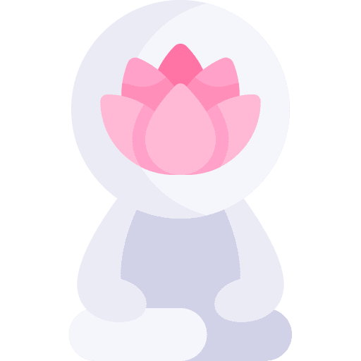 Mindfulness lotus wellness mental health icon Mindfulness lotus wellness mental health icon