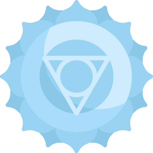 Vishuddha spiritual faith yoga icon Vishuddha spiritual faith yoga icon