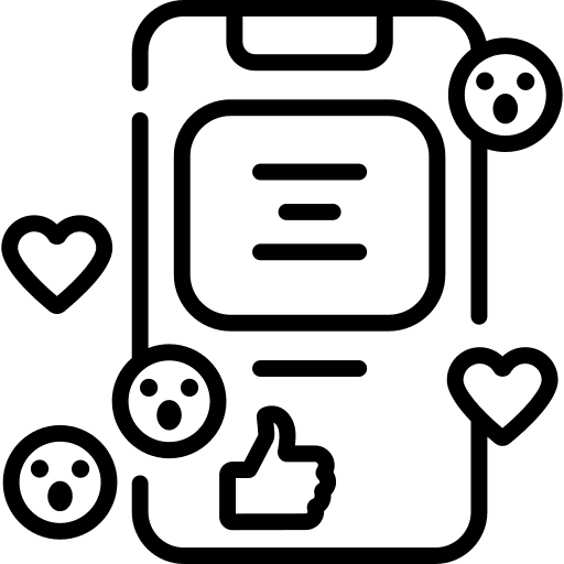 Likes social media electronics social network icon Likes social media electronics social network icon