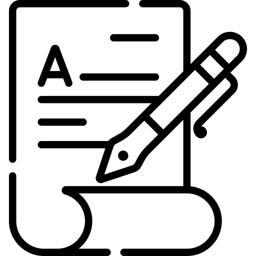 Copywriting writing letter communications icon Copywriting writing letter communications icon