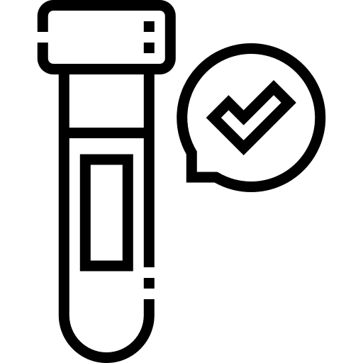 Blood test medical laboratory lab icon