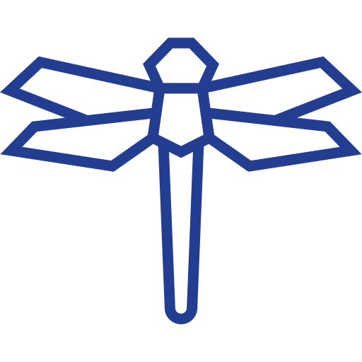 Dragonfly traditional origami dragonfly icon Dragonfly traditional origami dragonfly icon