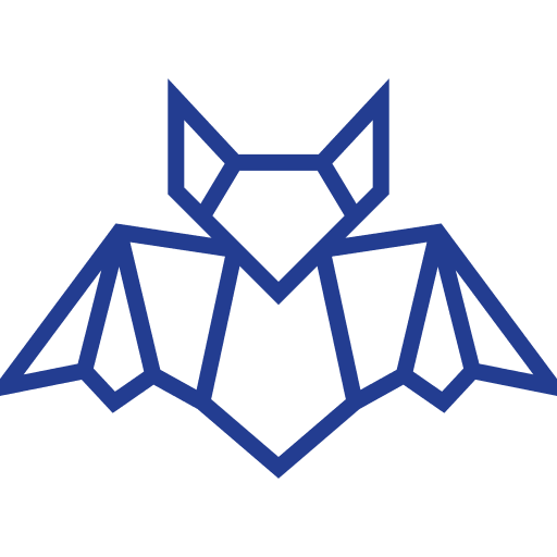 Bat traditional origami japan icon Bat traditional origami japan icon