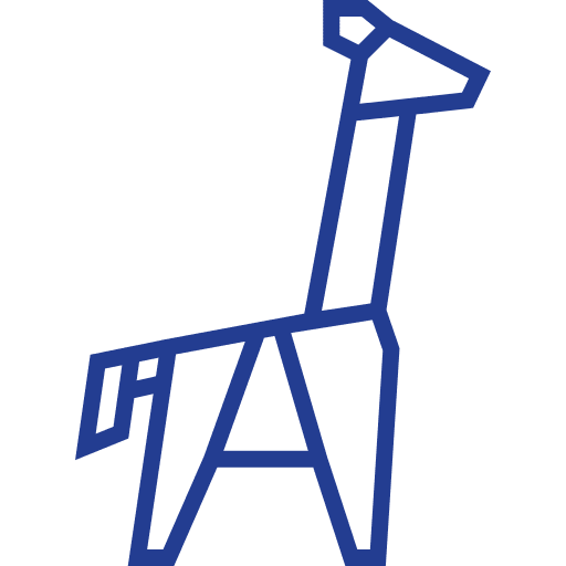 Giraffe japan giraffe origami icon Giraffe japan giraffe origami icon