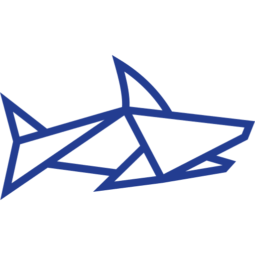 Shark traditional shark art icon Shark traditional shark art icon
