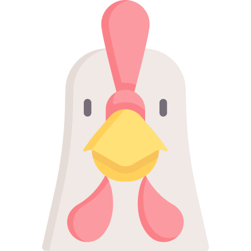 Chicken zoo wild life farm icon Chicken zoo wild life farm icon
