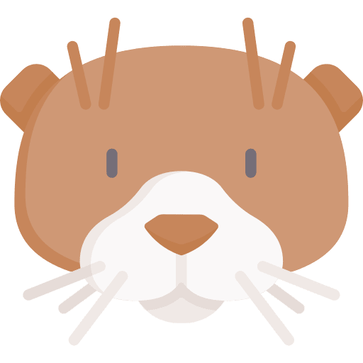 Otter wild life animals animal kingdom icon